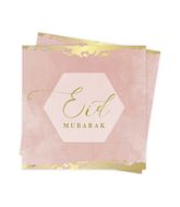 Serviettes Eid - vieux rose